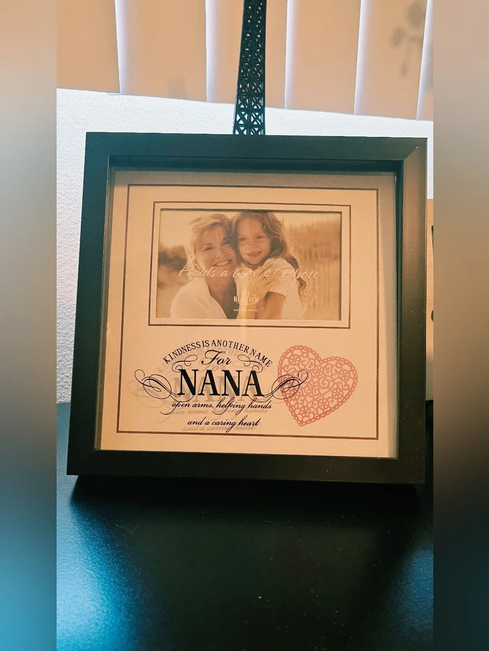 For Nana Framed Photo Mat - Black Frame
